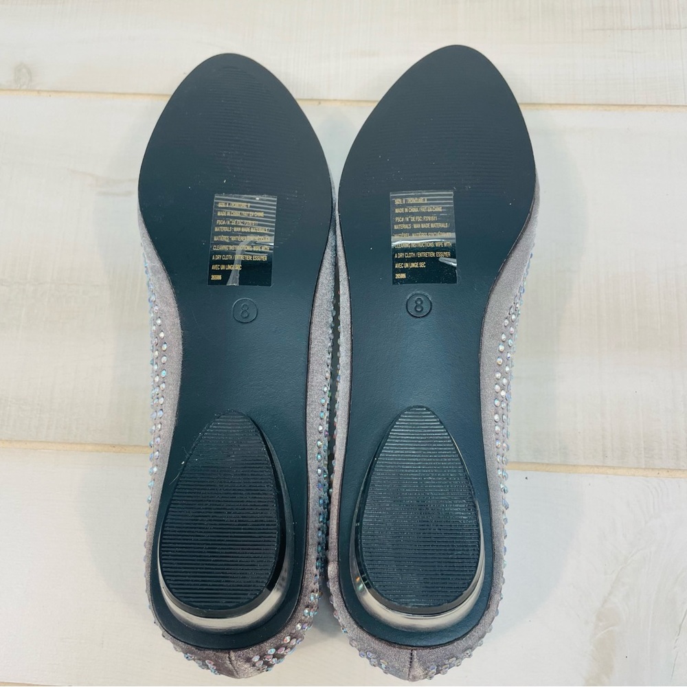 NEW Mark Silver Stud Slip On Shoes, Sz 8 - Picture 5 of 9
